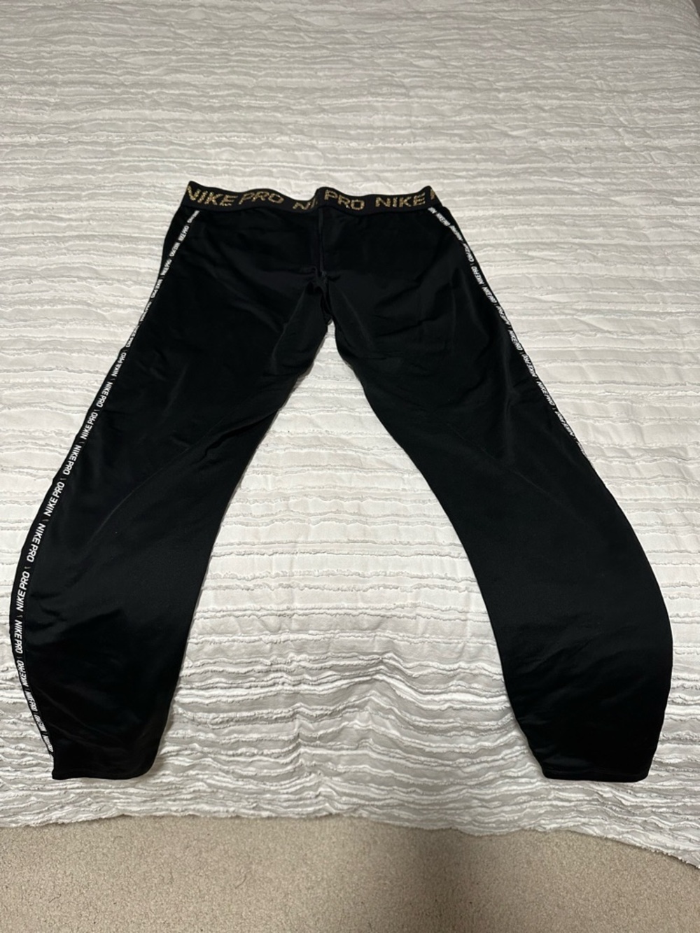 Nike Black High-Waist Performance Leggings with Branded Waistband
